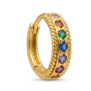 Radiant Rainbow Nose Ring